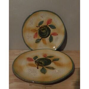 MODIGLIANI Ceramic Tapas Plates Handmade by Italian Artisans Set of 2